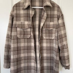 Brown Checkered Jacket